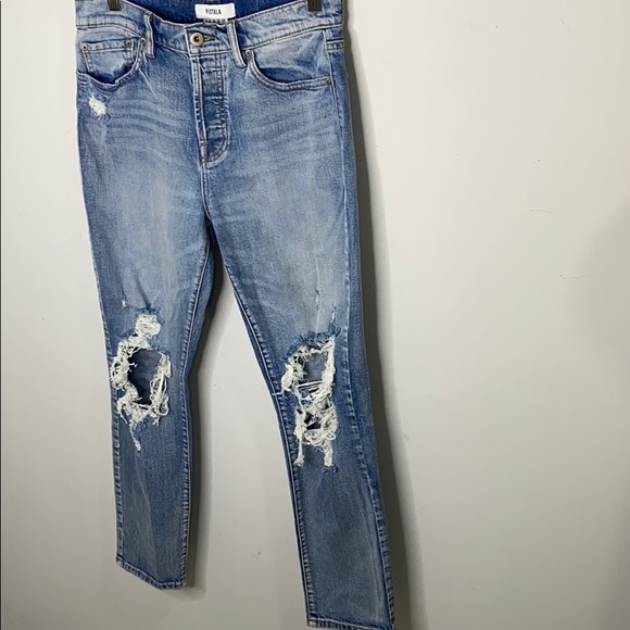 PISTOLA NICA LIGHT WASH HIGH RISE Jeans size 28 - Picture 5 of 9
